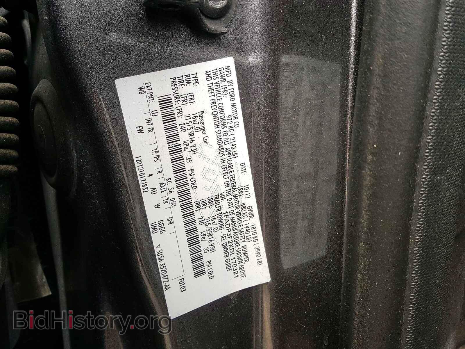 2013 FORD FOCUS - VIN: 1FADP3F2XDL170321 - Photo 10