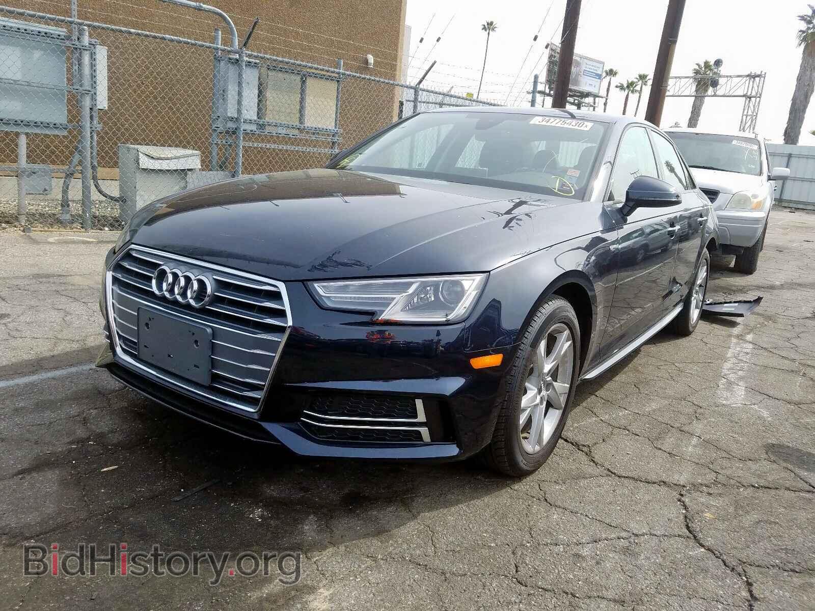 2018 AUDI A4 - VIN: WAUKMAF43JA203809 - Photo 2
