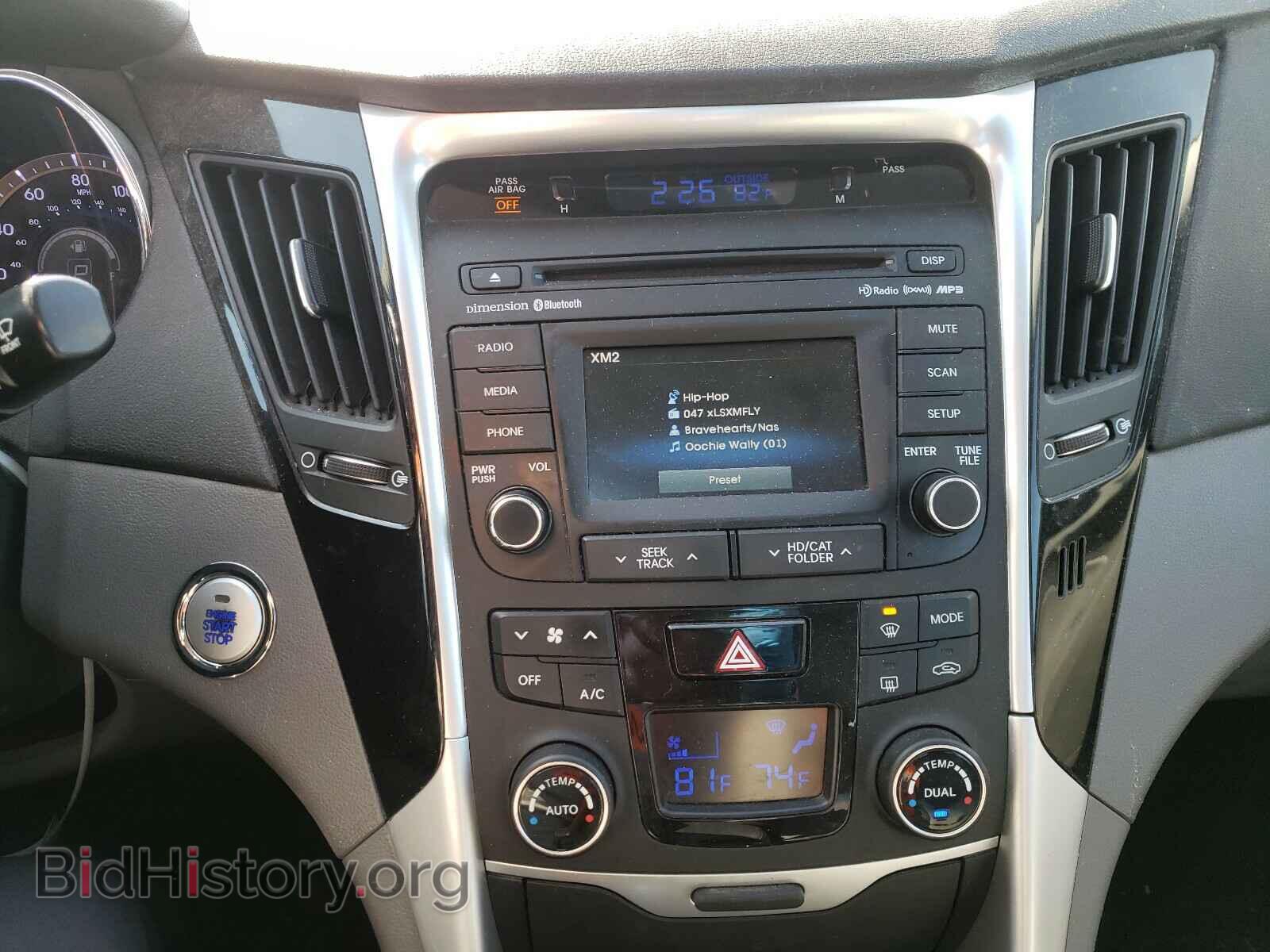 2014 HYUNDAI SONATA - VIN: 5NPEC4AC0EH840657 - Фото 9