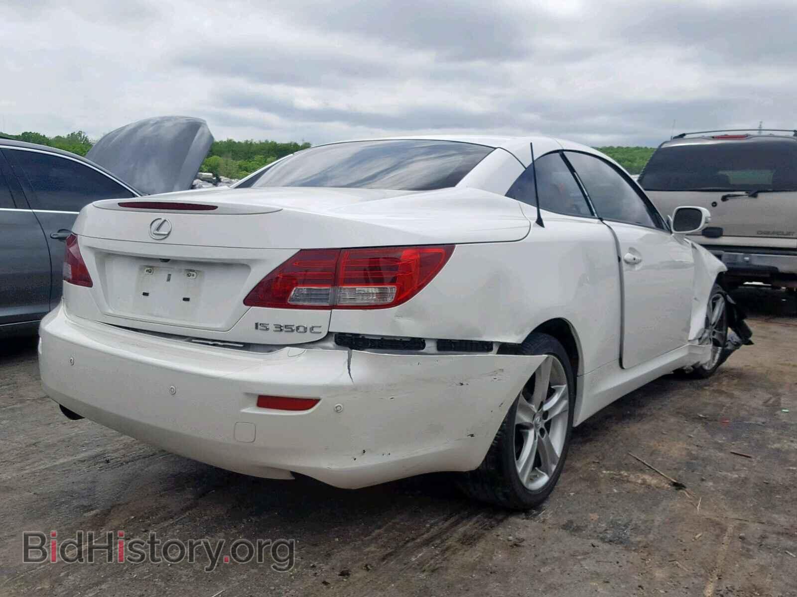 2012 LEXUS IS - VIN: JTHFE2C27C2507568 - Фото 4
