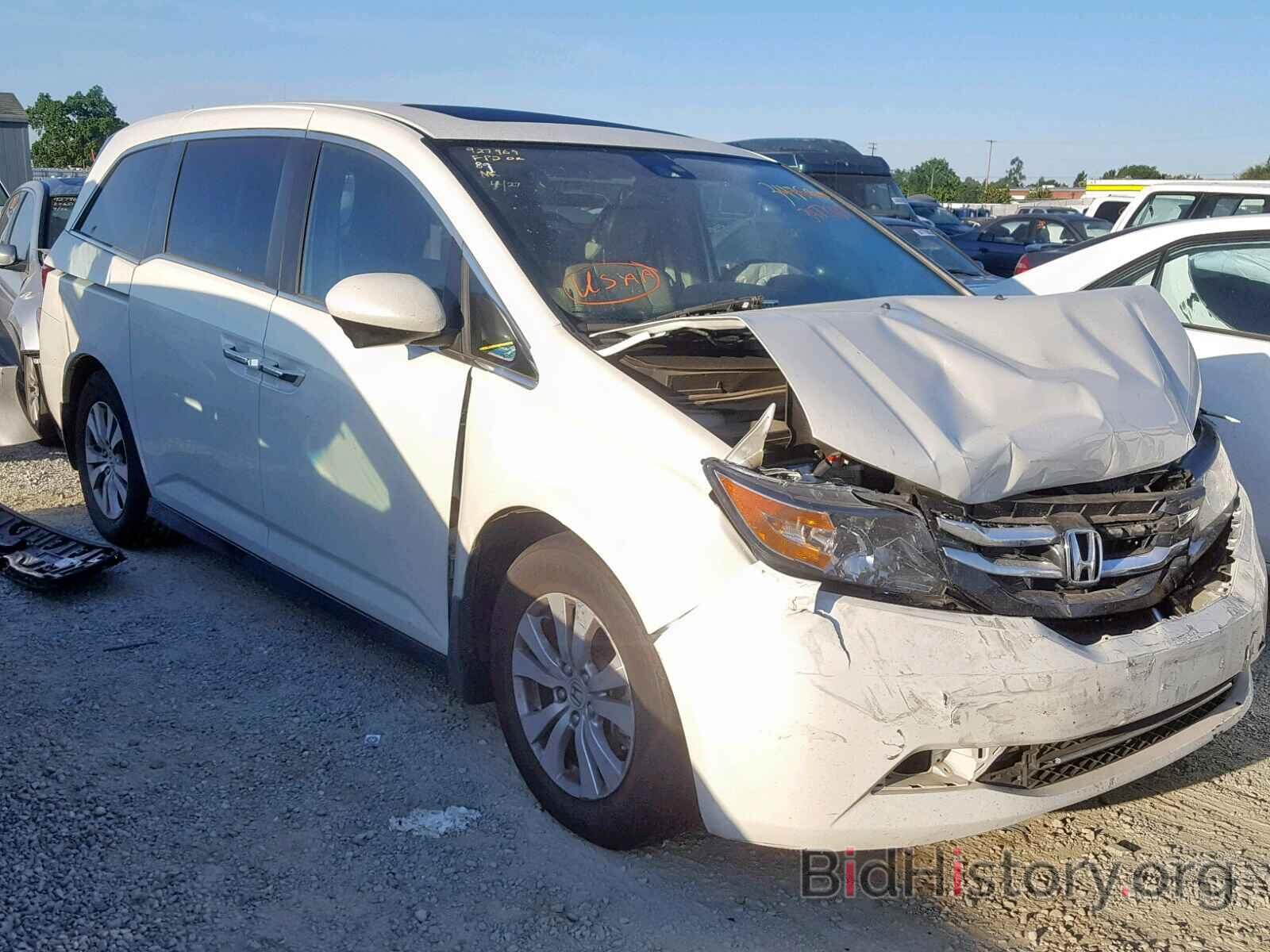 Фотография 5FNRL5H69GB130486 - HONDA ODYSSEY EX 2016