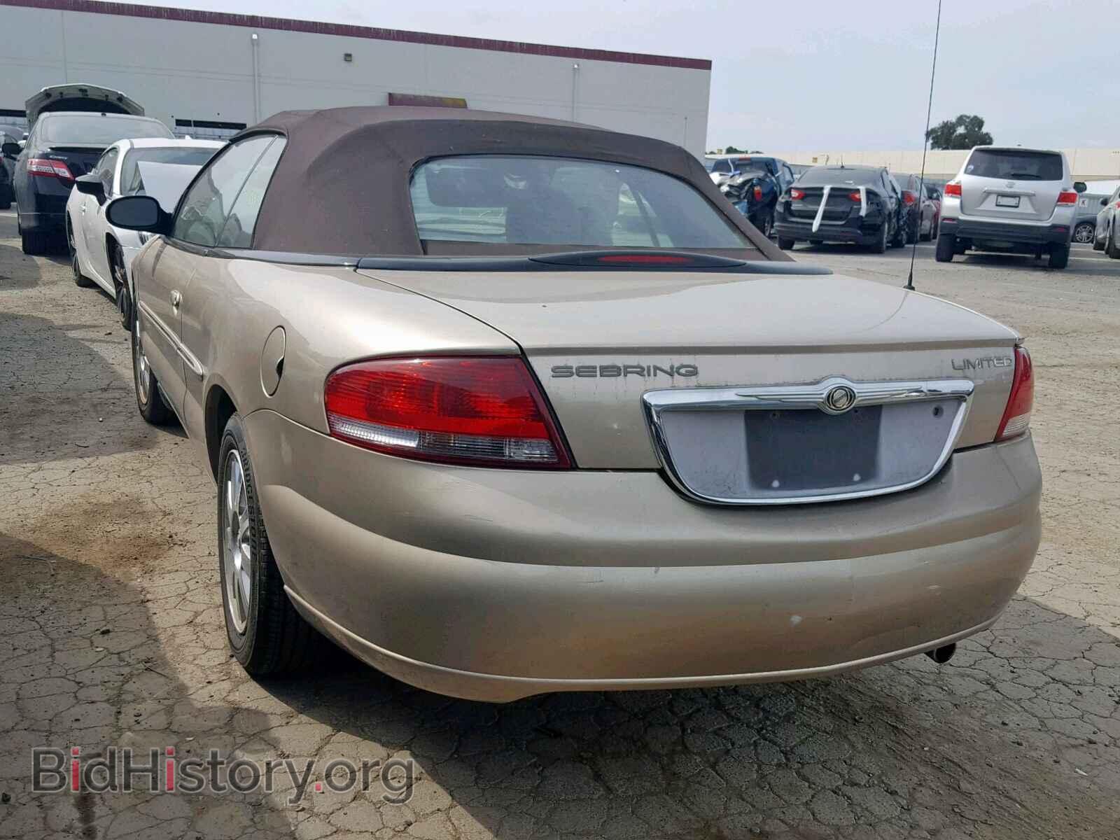 2004 CHRYSLER SEBRING - VIN: 1C3EL65R24N152625 - Фото 3