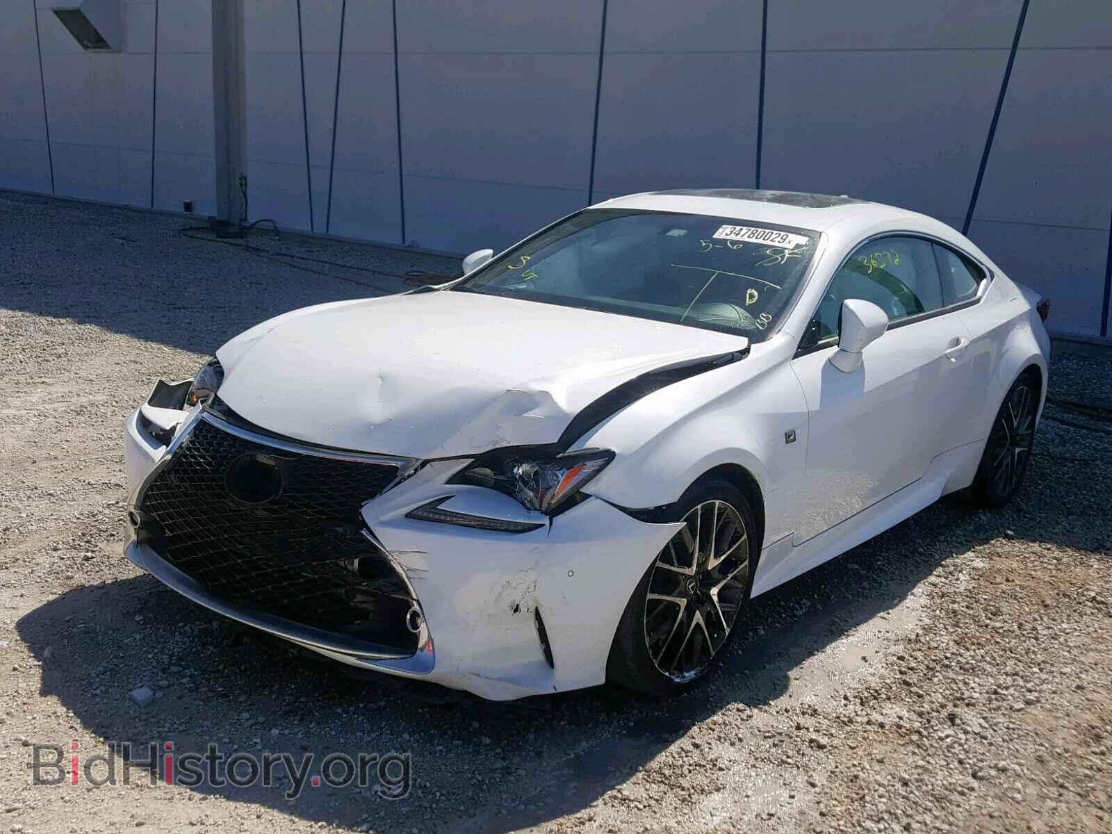 2016 LEXUS RC 350 - VIN: JTHHE5BC1G5012470 - Фото 2