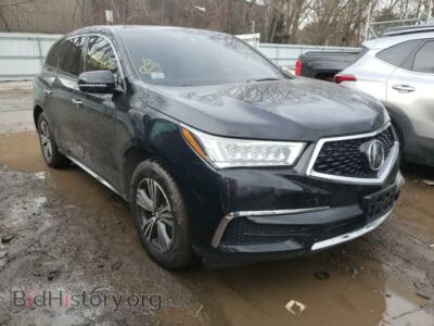 2017 Acura MDX, black — VIN 5FRYD4H31HB015146, Copart