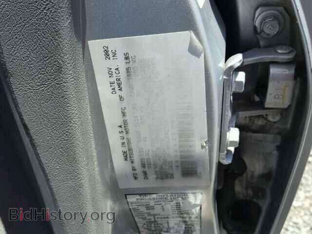2003 MITSUBISHI GALANT - VIN: 4A3AA46G83E114992 - Фото 10