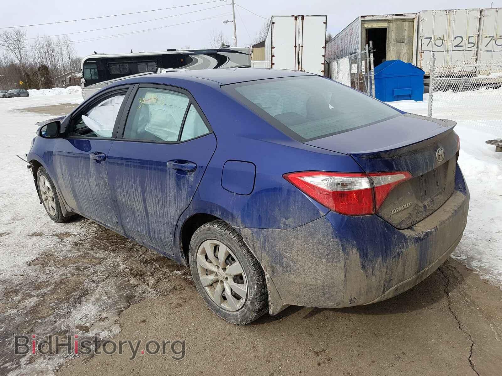 2014 TOYOTA COROLLA - VIN: 2T1BURHE0EC092385 - Фото 3