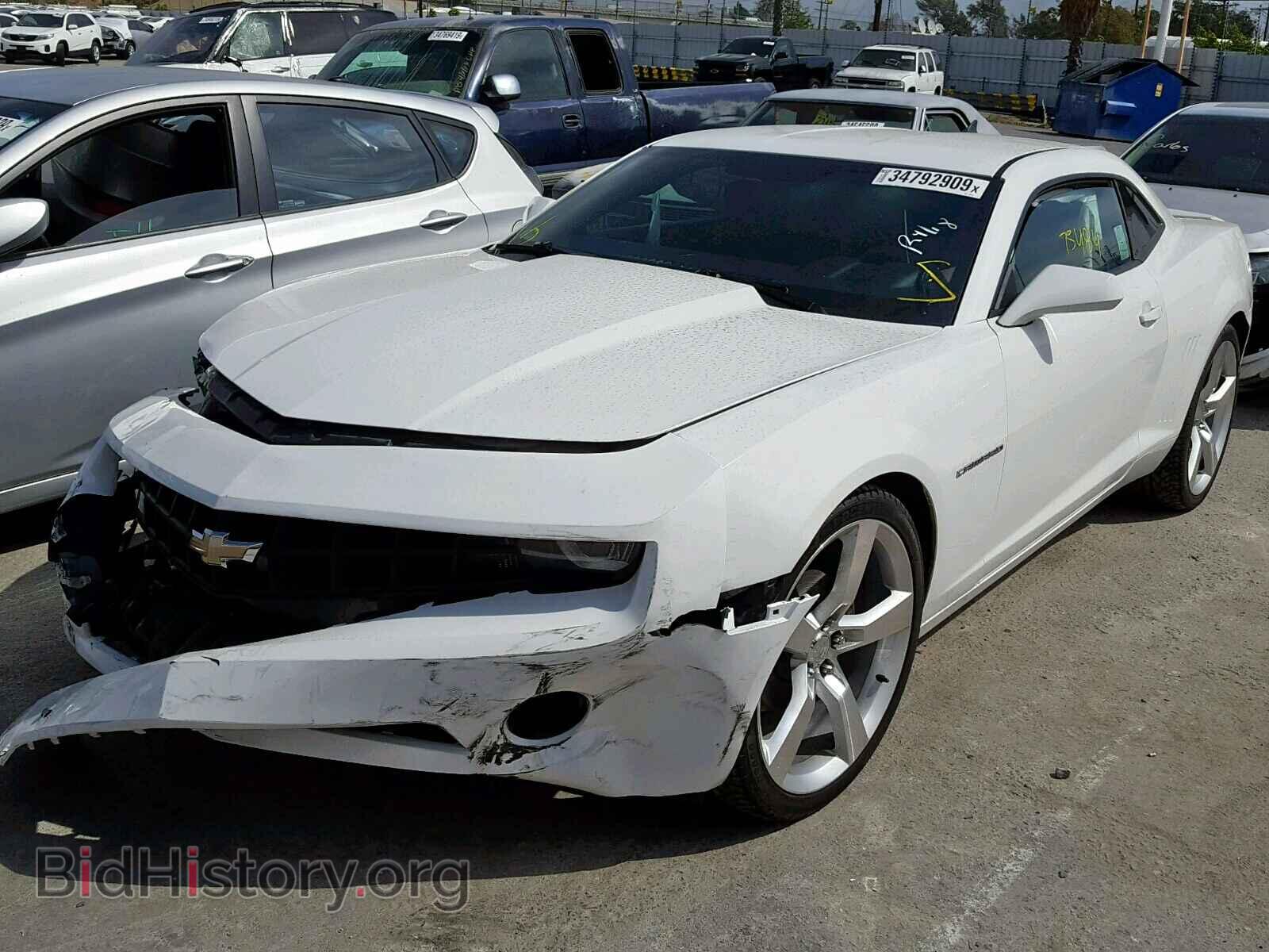 2013 CHEVROLET CAMARO - VIN: 2G1FA1E32D9107930 - Фото 2