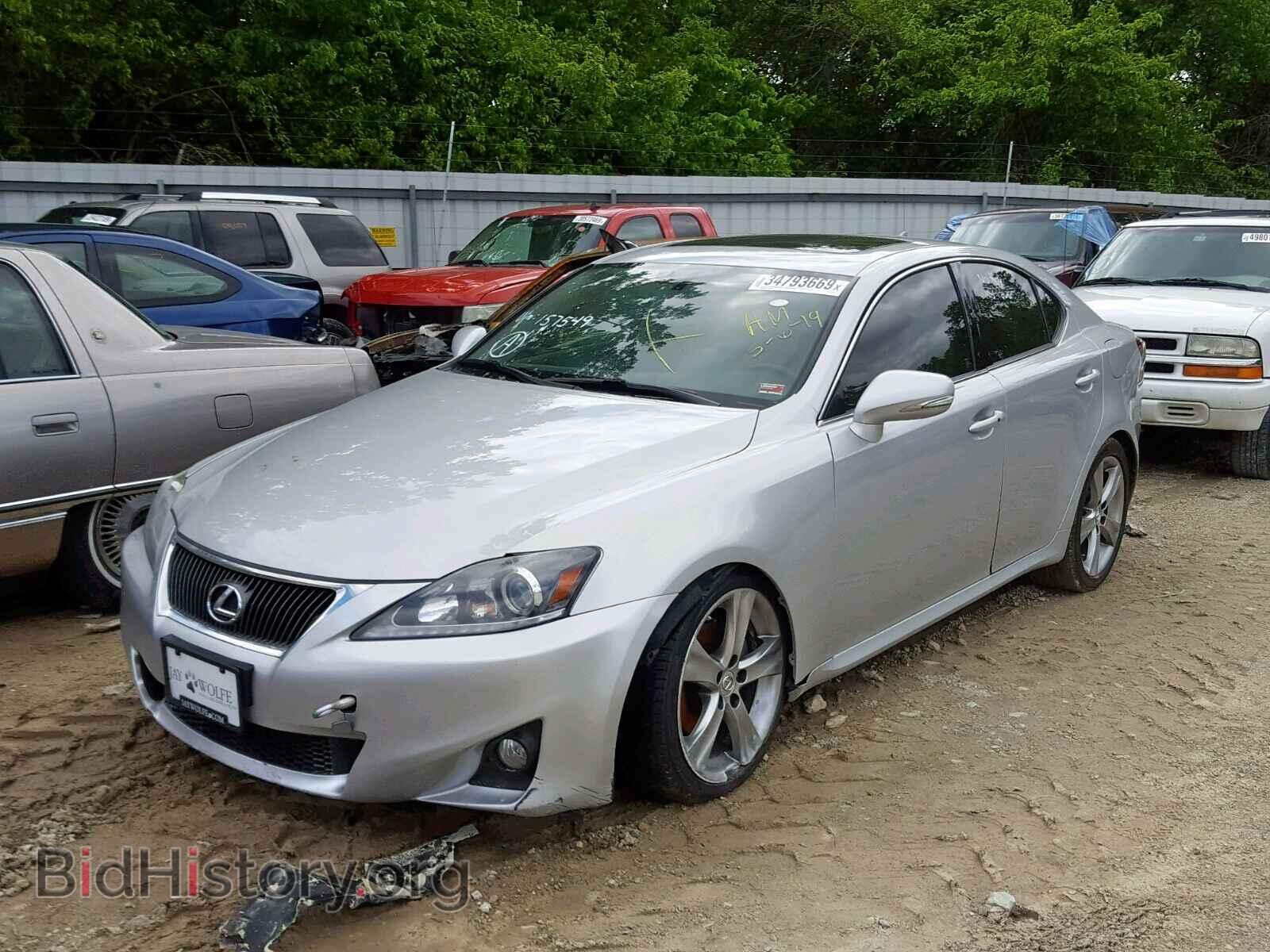 2012 LEXUS IS 250 - VIN: JTHBF5C20C5157549 - Фото 2