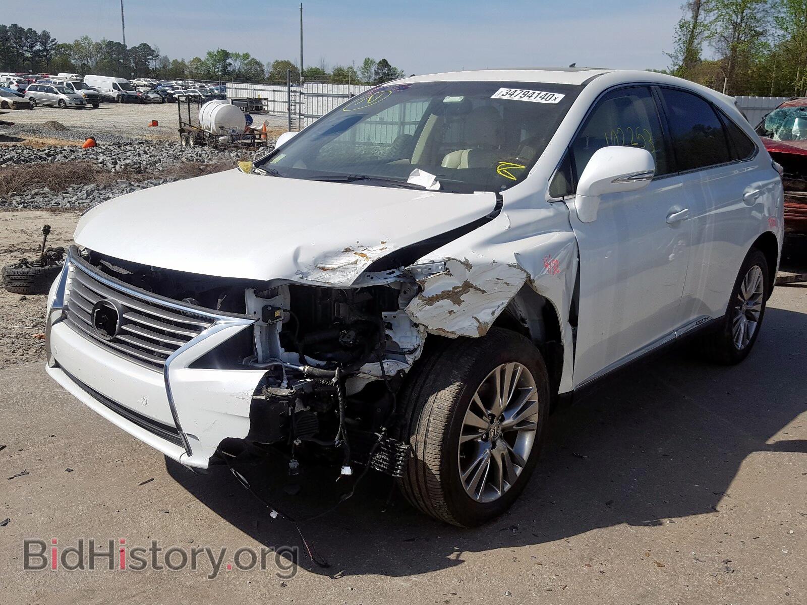 2013 LEXUS RX450 - VIN: JTJZB1BA8D2009341 - Фото 2