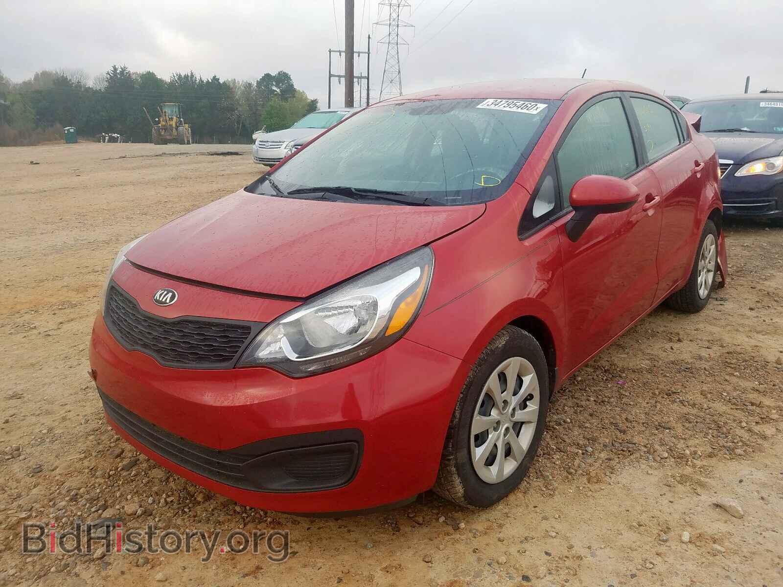 2015 KIA RIO - VIN: KNADM4A32F6528776 - Фото 2