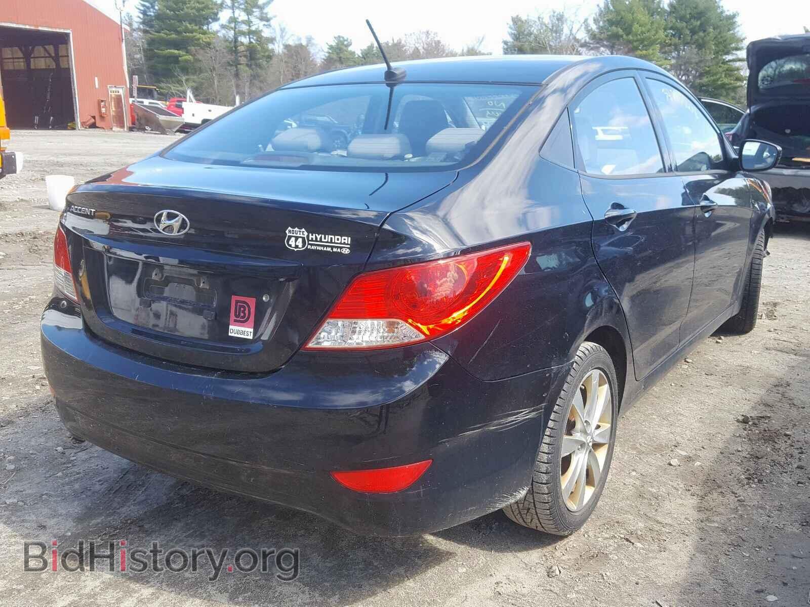 2012 HYUNDAI ACCENT - VIN: KMHCU4AE4CU036155 - Фото 4