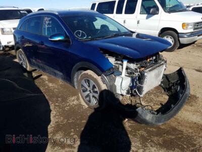 2017 Kia NIRO Niro EX, синий — VIN KNDCC3LC6H5078972, Copart