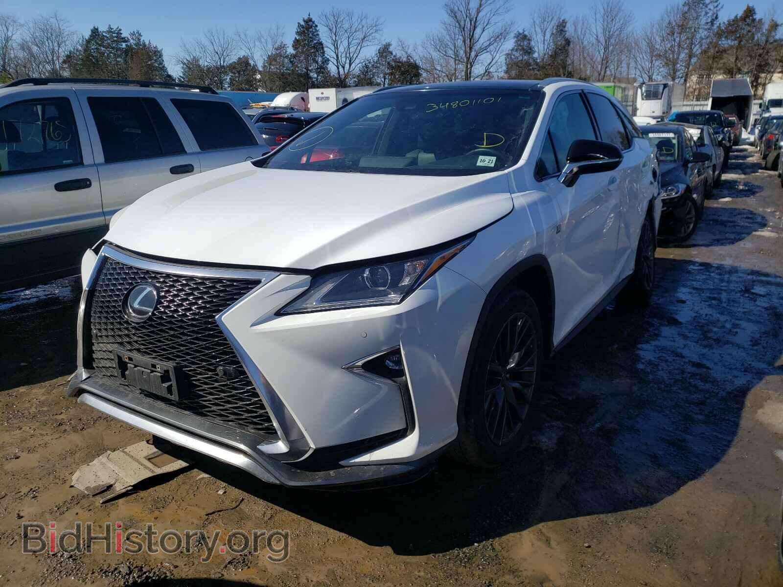2016 LEXUS RX350 - VIN: 2T2BZMCA6GC051640 - Фото 2