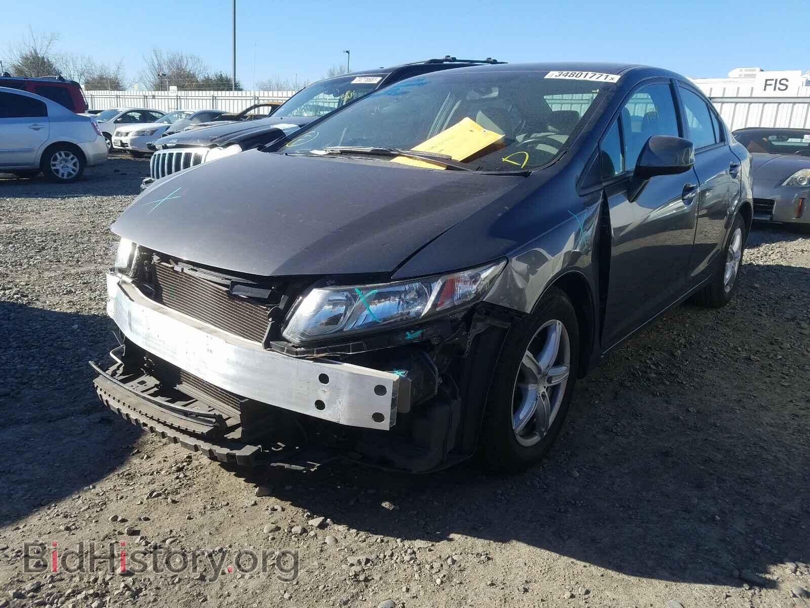 2013 HONDA CIVIC - VIN: 19XFB2F54DE262961 - Фото 2