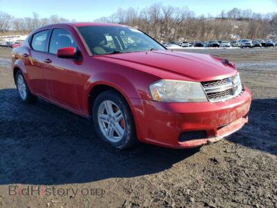 2012 Dodge AVENGER Avenger SX, red — VIN 1C3CDZCB4CN141961, Copart