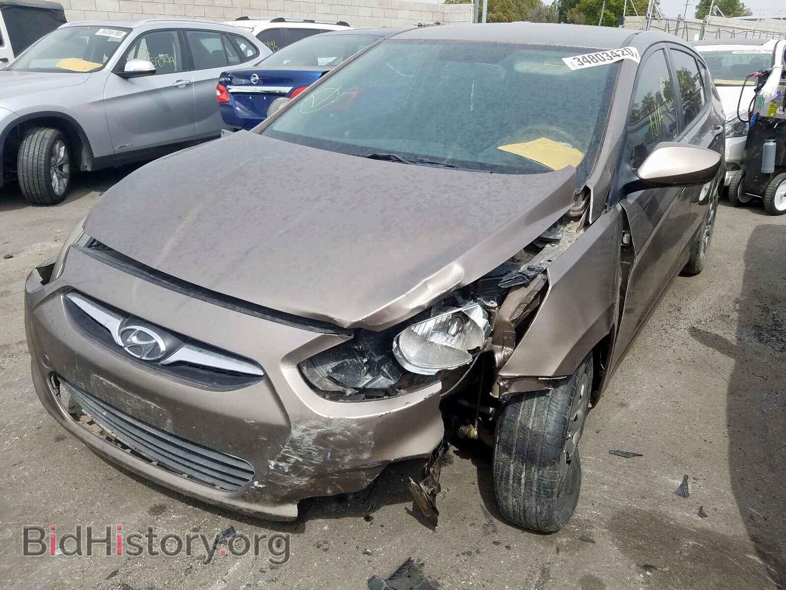 2012 HYUNDAI ACCENT - VIN: KMHCT5AE5CU030843 - Фото 2