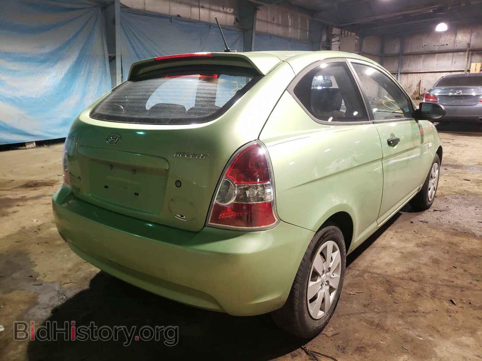 2009 HYUNDAI ACCENT - VIN: KMHCM36C79U111652 - Фото 4