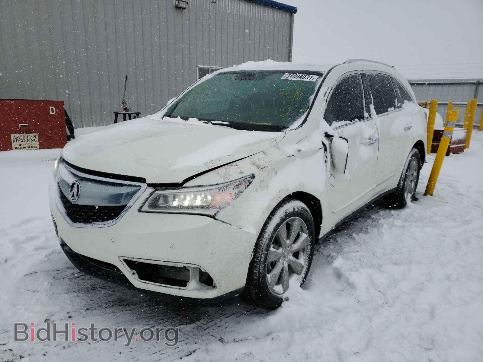 2014 ACURA MDX - VIN: 5FRYD4H82EB015177 - Фото 2