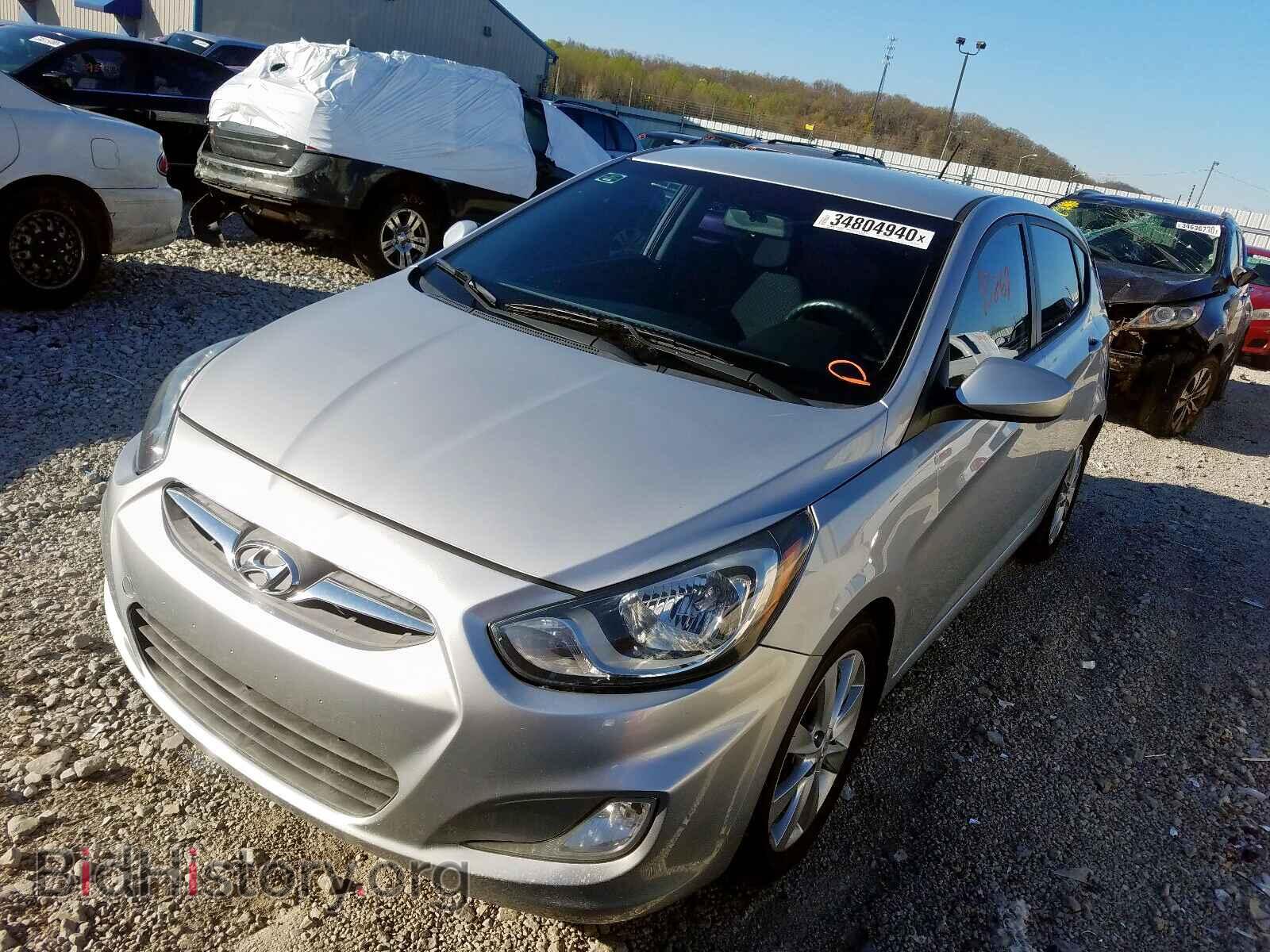 2012 HYUNDAI ACCENT - VIN: KMHCU5AE2CU051761 - Фото 2