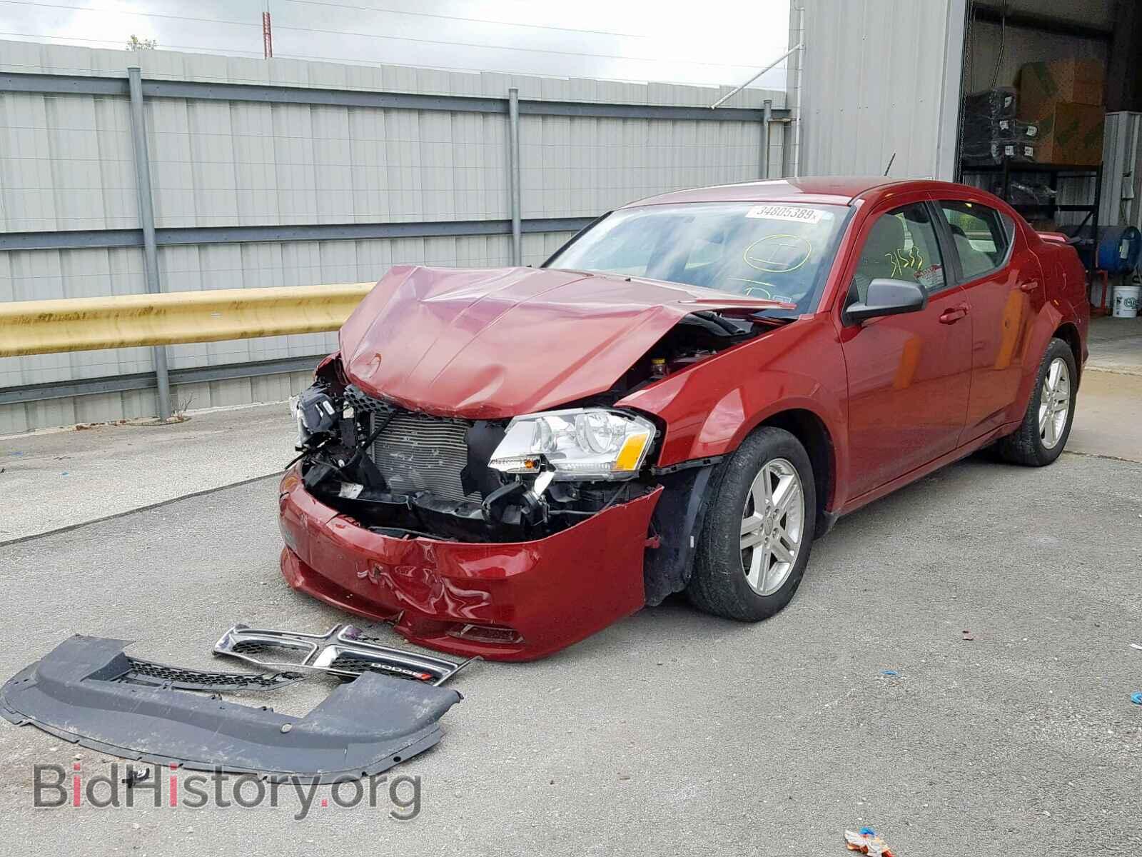 2014 DODGE AVENGER - VIN: 1C3CDZAG3EN218174 - Фото 2