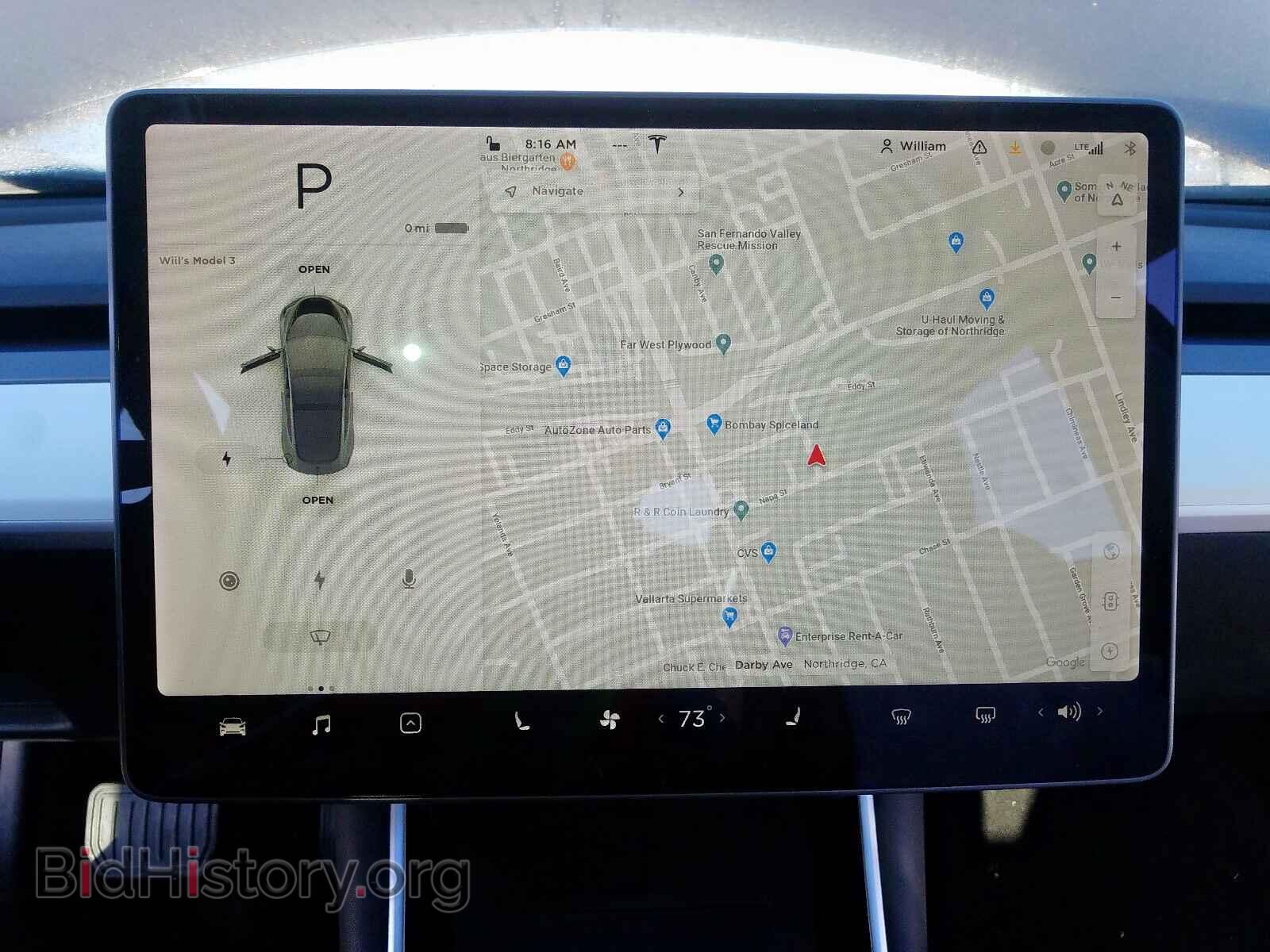 2019 TESLA MODEL 3 - VIN: 5YJ3E1EA9KF302350 - Фото 9