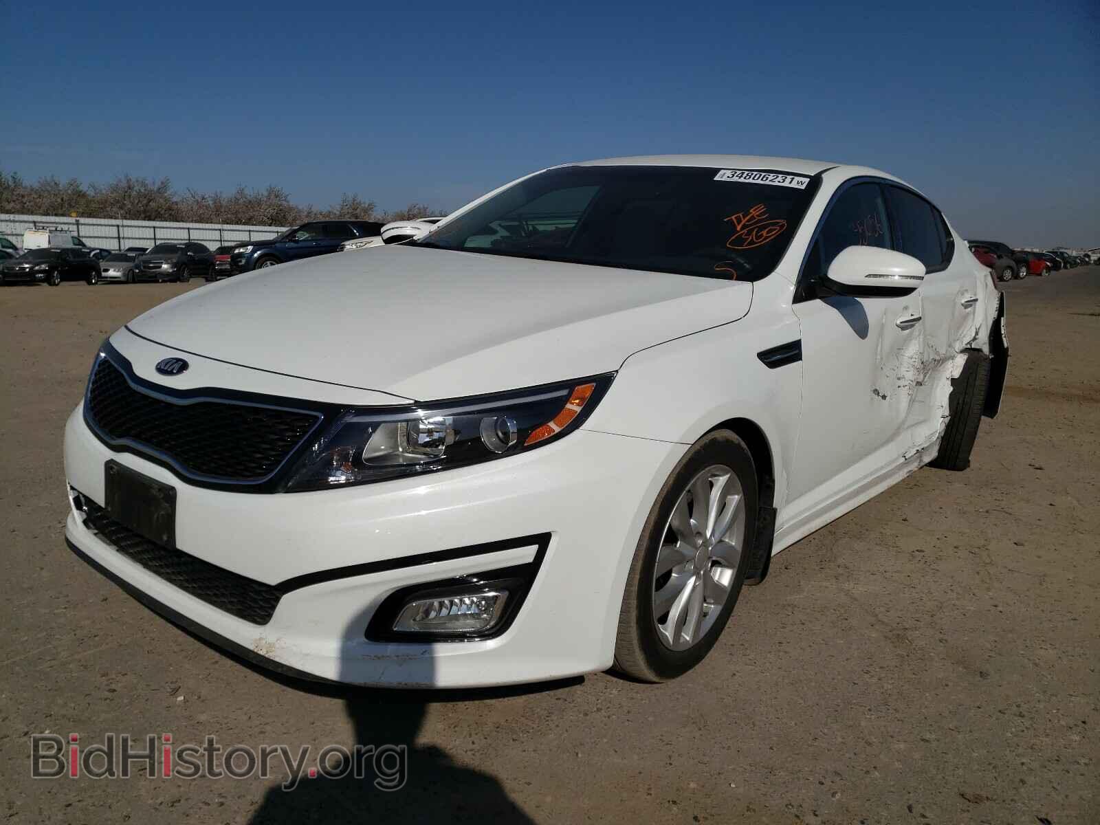 2015 KIA OPTIMA - VIN: 5XXGM4A71FG499162 - Фото 2