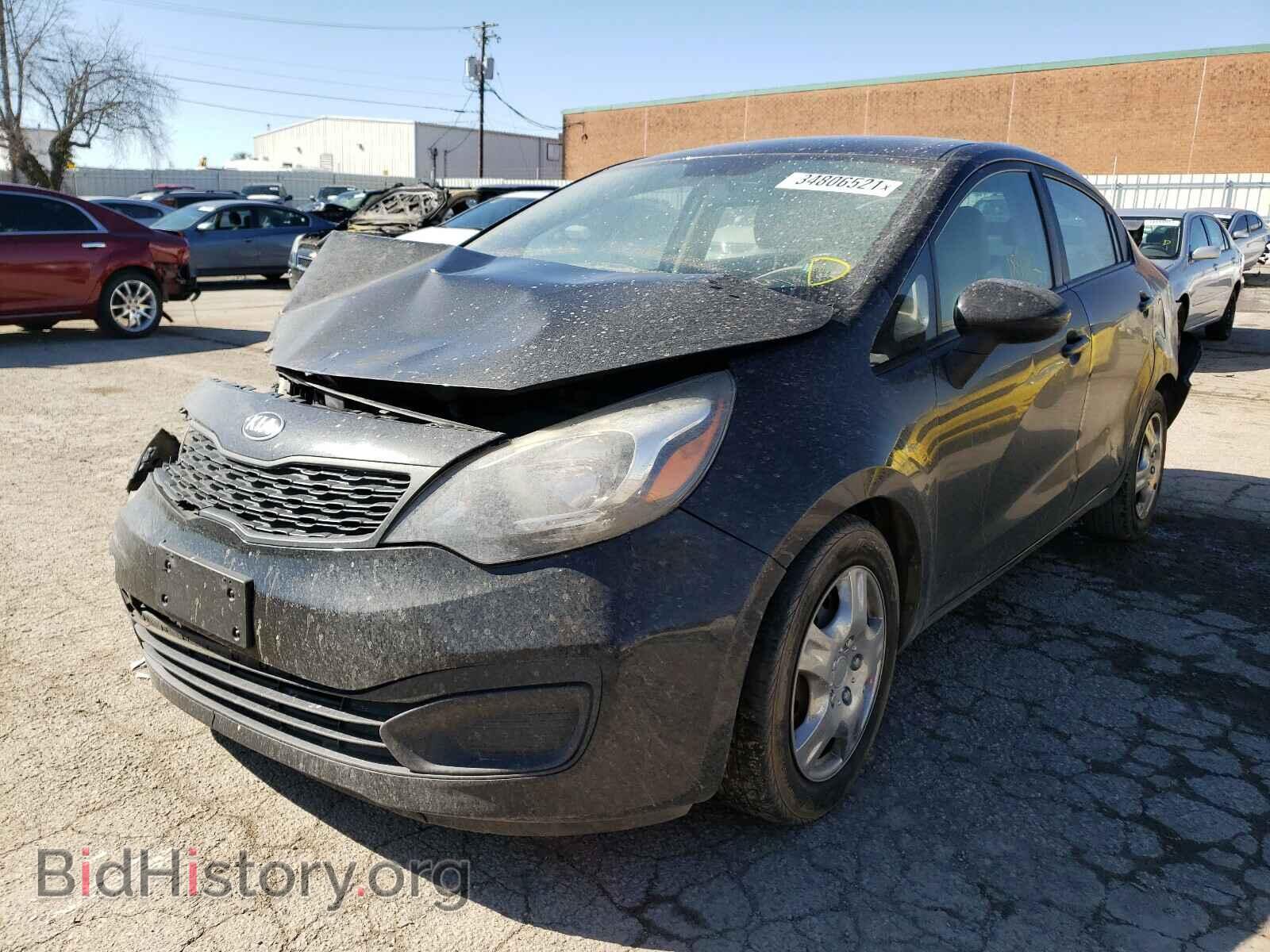 2013 KIA RIO - VIN: KNADM4A39D6284542 - Фото 2