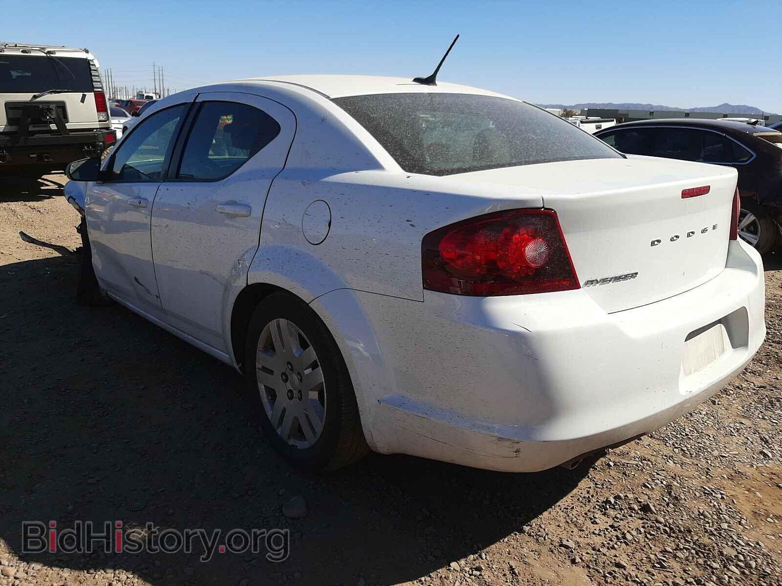 2014 DODGE AVENGER - VIN: 1C3CDZAG5EN154672 - Фото 3