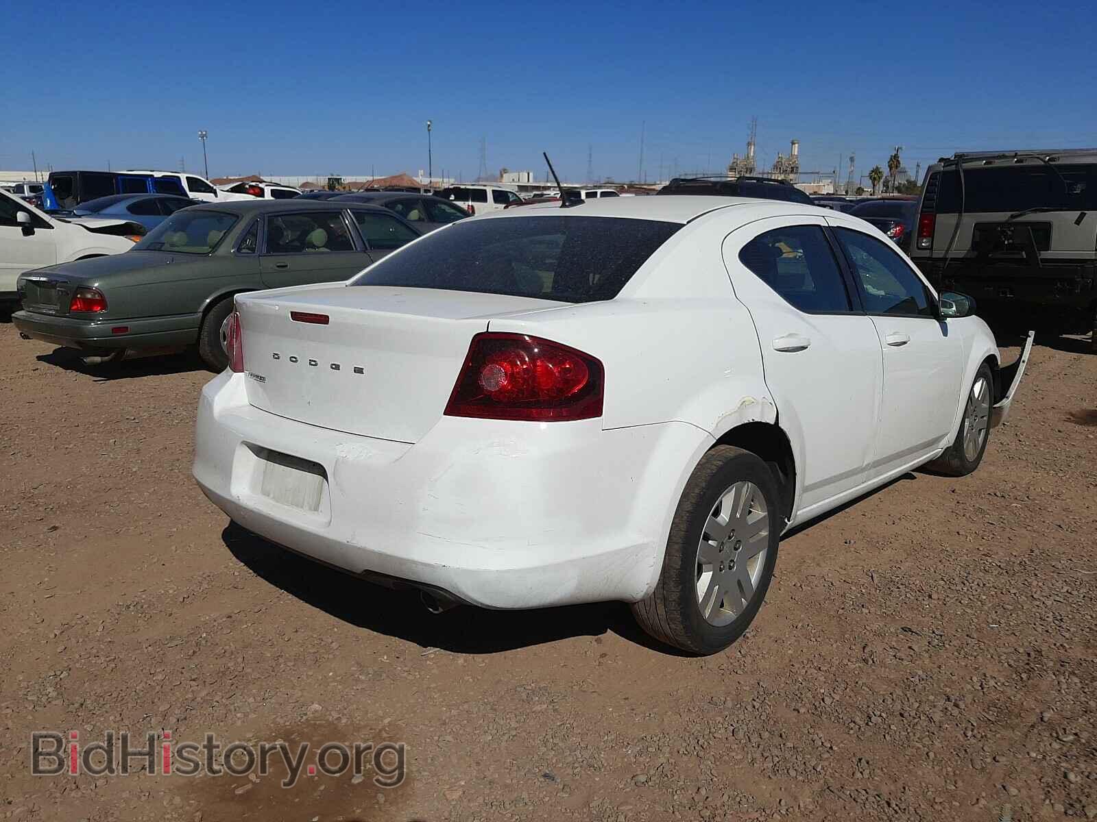 2014 DODGE AVENGER - VIN: 1C3CDZAG5EN154672 - Фото 4