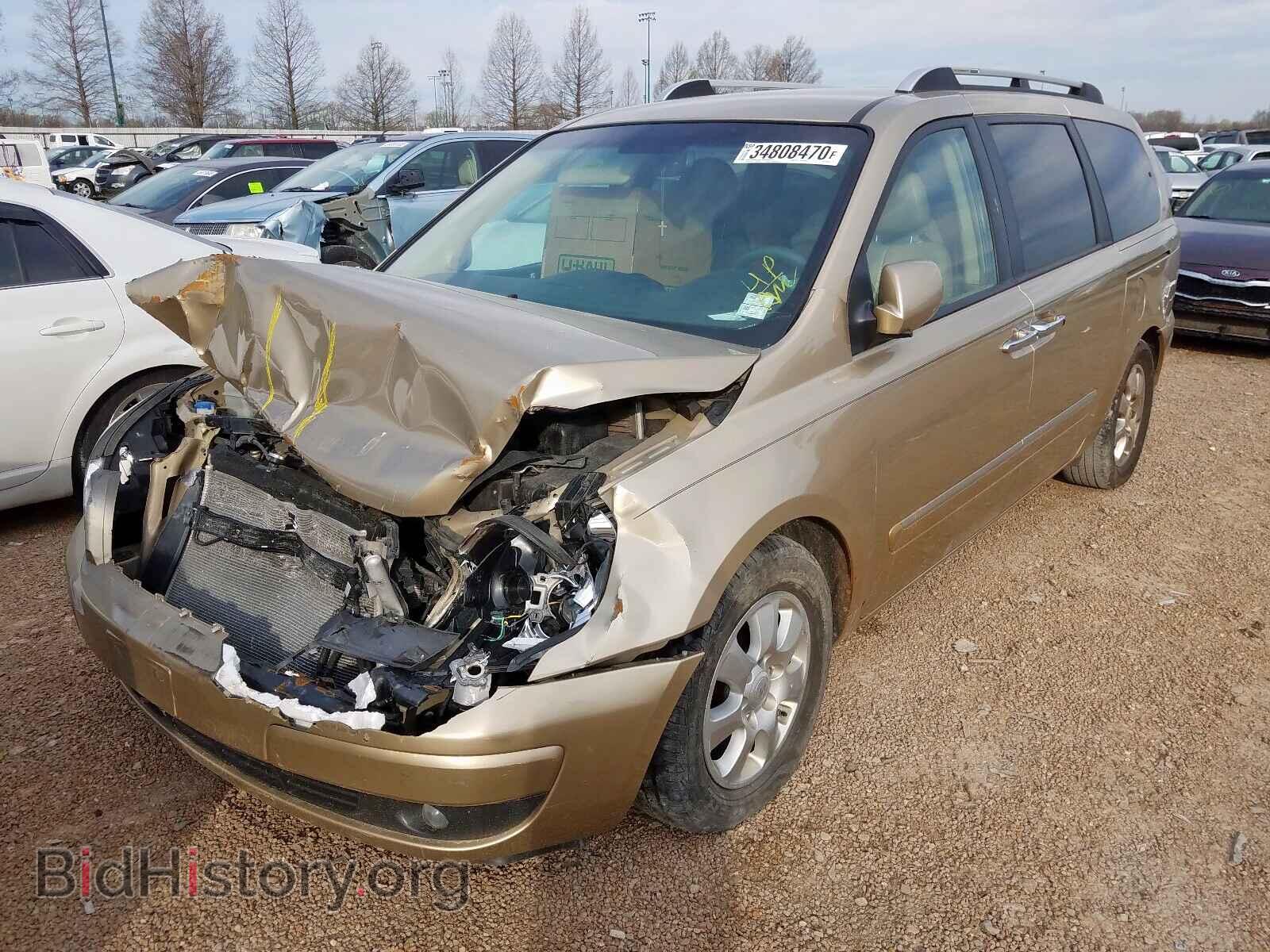 2007 HYUNDAI ENTOURAGE - VIN: KNDMC233676037653 - Фото 2