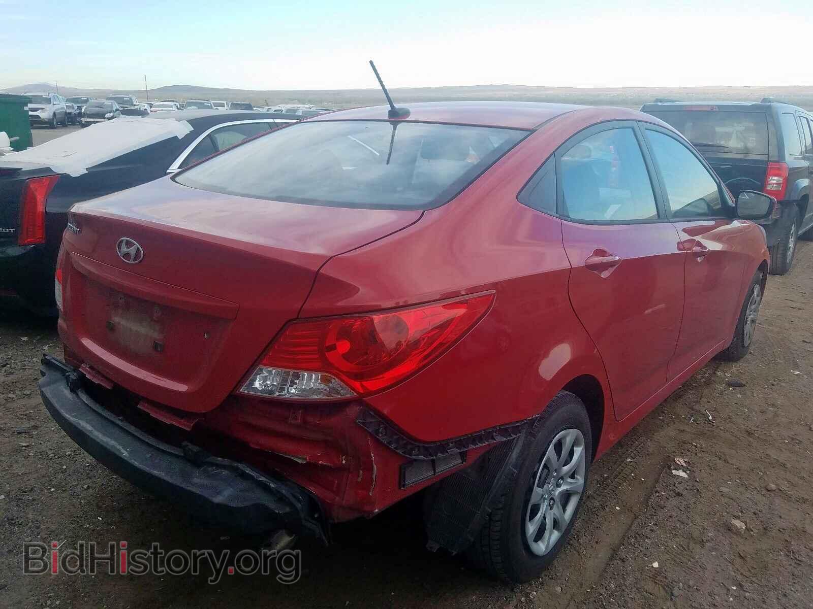 2014 HYUNDAI ACCENT - VIN: KMHCT4AE3EU644903 - Фото 4