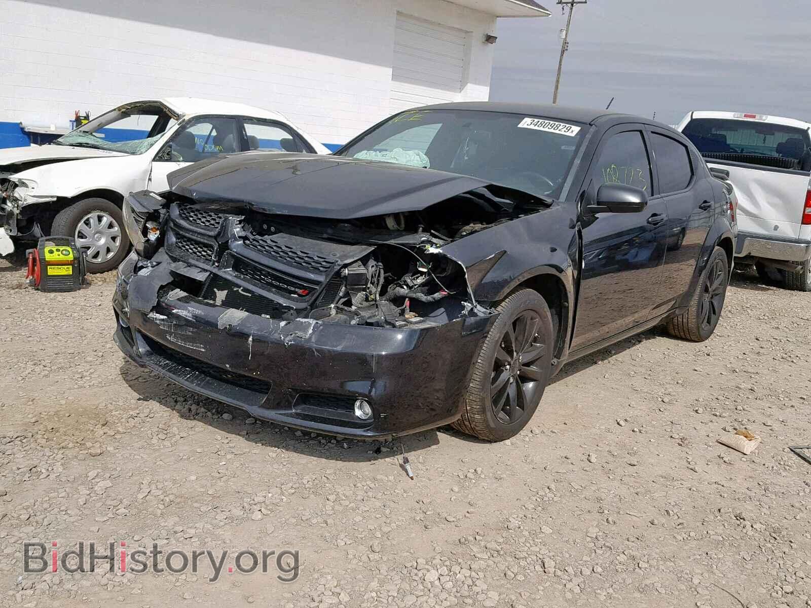 2014 DODGE AVENGER - VIN: 1C3CDZCB2EN140701 - Фото 2