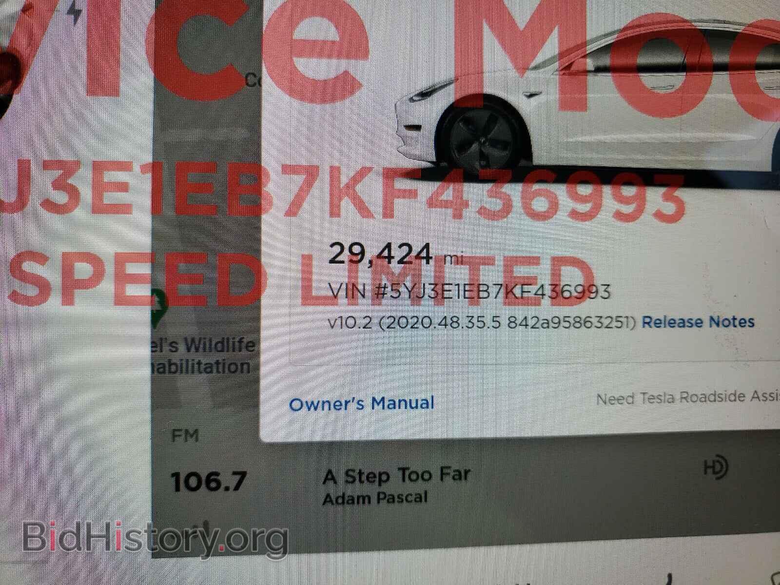 2019 TESLA MODEL 3 - VIN: 5YJ3E1EB7KF436993 - Фото 8