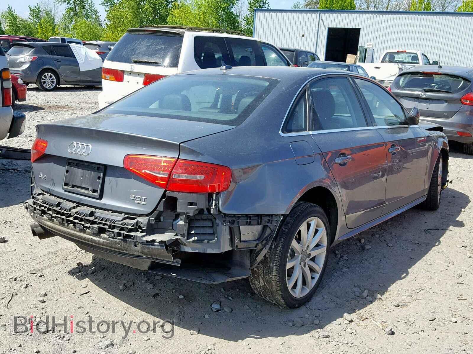 2014 AUDI A4 - VIN: WAUBFAFL4EN007118 - Photo 4
