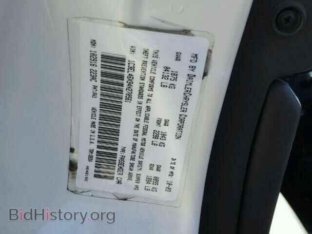 2004 CHRYSLER SEBRING - VIN: 1C3EL46X94N270561 - Фото 10
