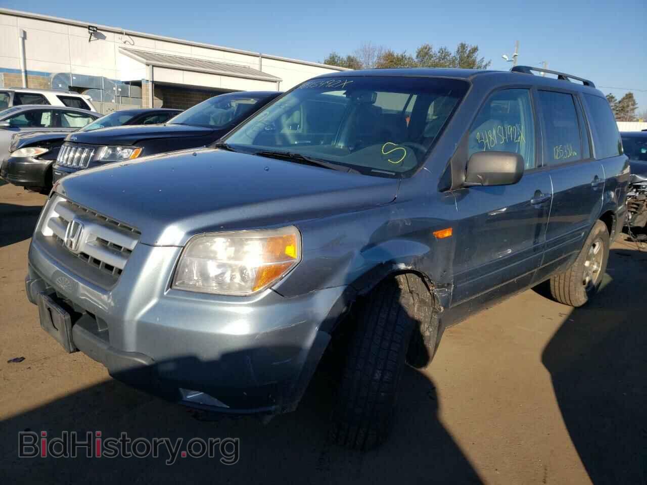 2007 HONDA PILOT - VIN: 2HKYF18507H509512 - Фото 2