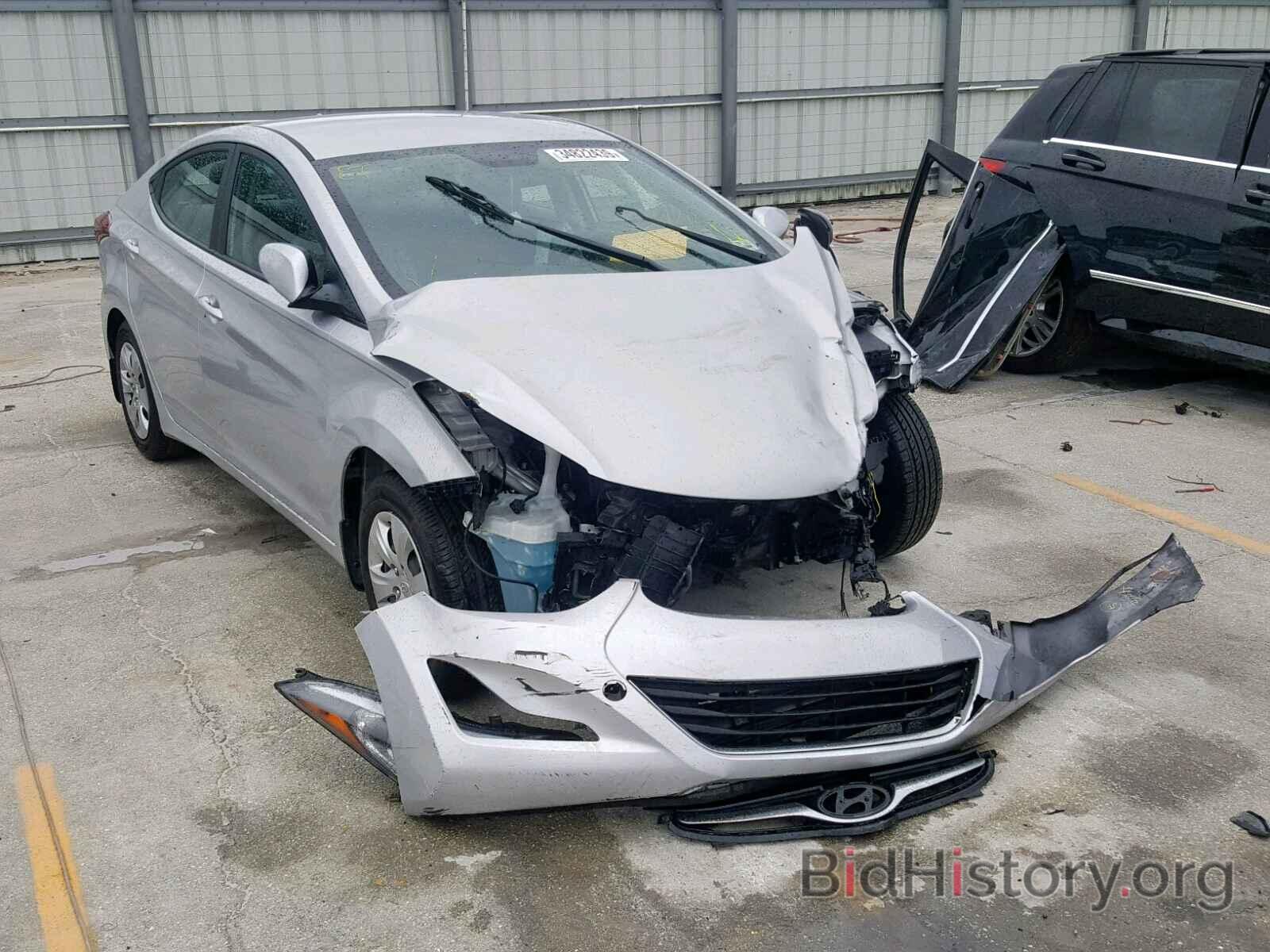 Photo KMHDH4AE4GU575812 - HYUNDAI ELANTRA 2016