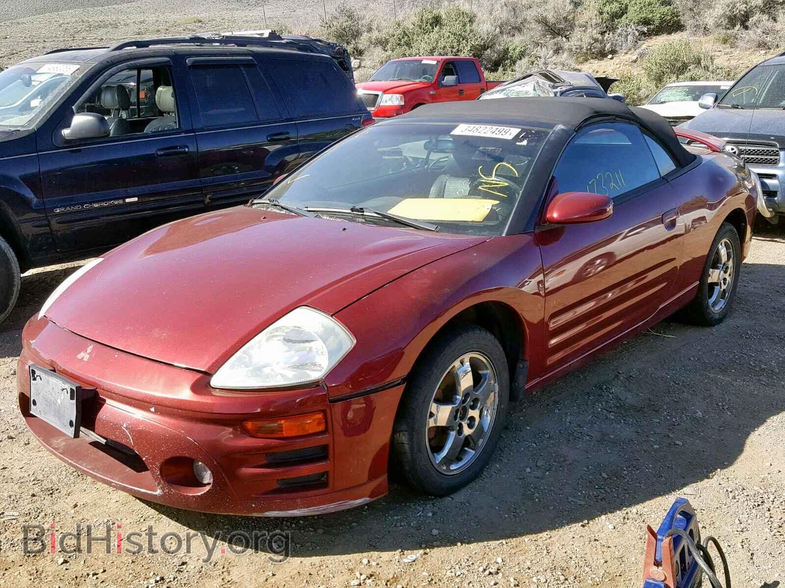 2005 MITSUBISHI ECLIPSE - VIN: 4A3AE45G45E030502 - Фото 2
