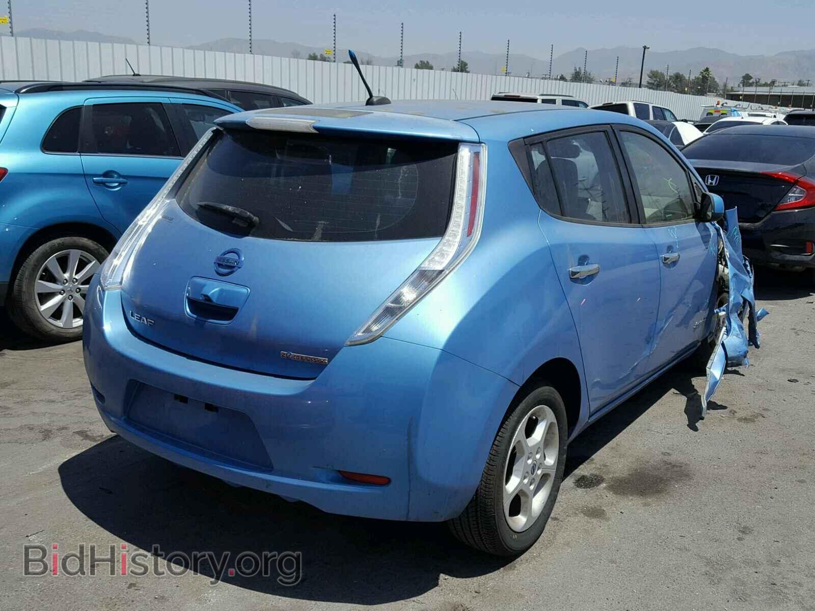 2012 NISSAN LEAF - VIN: JN1AZ0CP6CT020164 - Фото 4