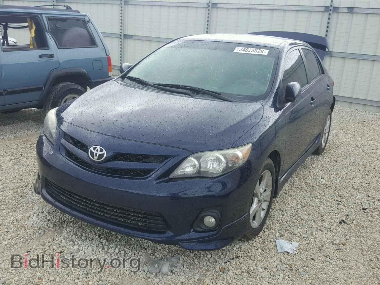 2011 TOYOTA COROLLA BA - VIN: 2T1BU4EEXBC715644 - Фото 2