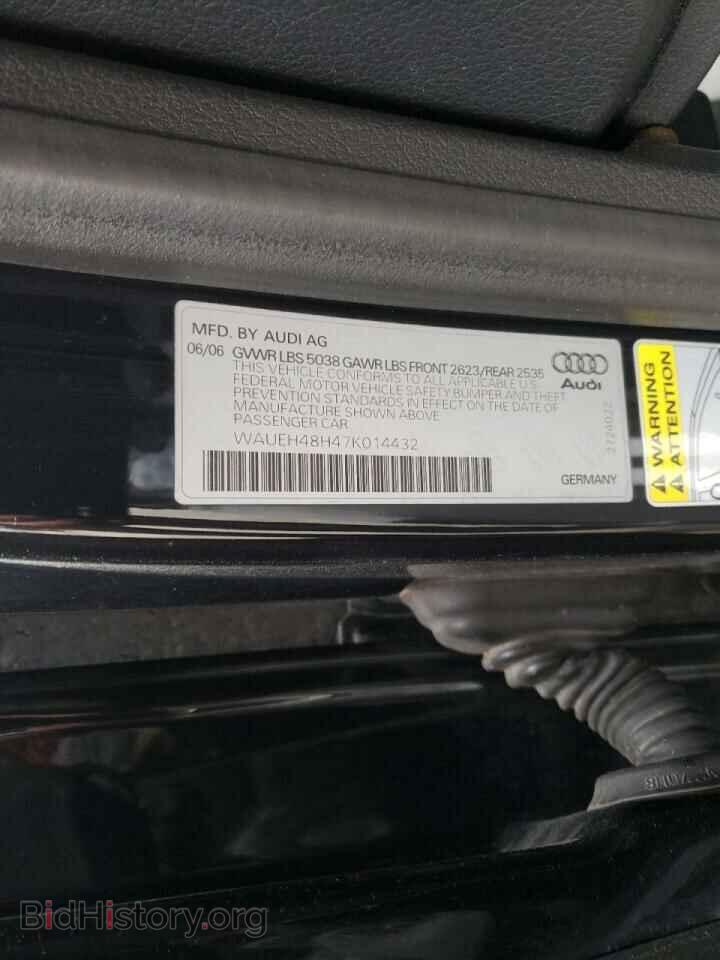 2007 AUDI A4 - VIN: WAUEH48H47K014432 - Photo 10