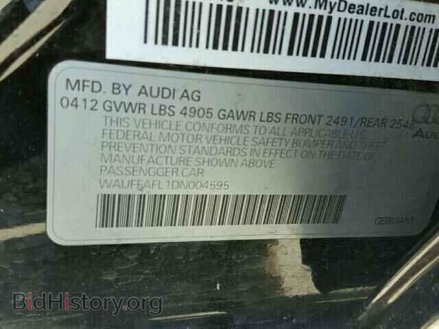 2013 AUDI A4 - VIN: WAUFFAFL1DN004595 - Фото 10
