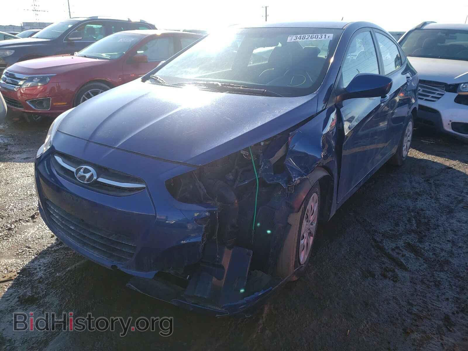 2016 HYUNDAI ACCENT - VIN: KMHCT4AE2GU159574 - Фото 2