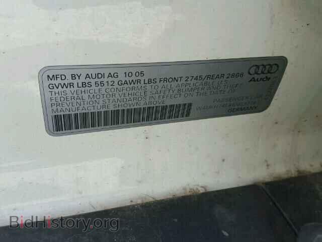 2006 AUDI A6 - VIN: WAUKH74F86N090161 - Фото 10