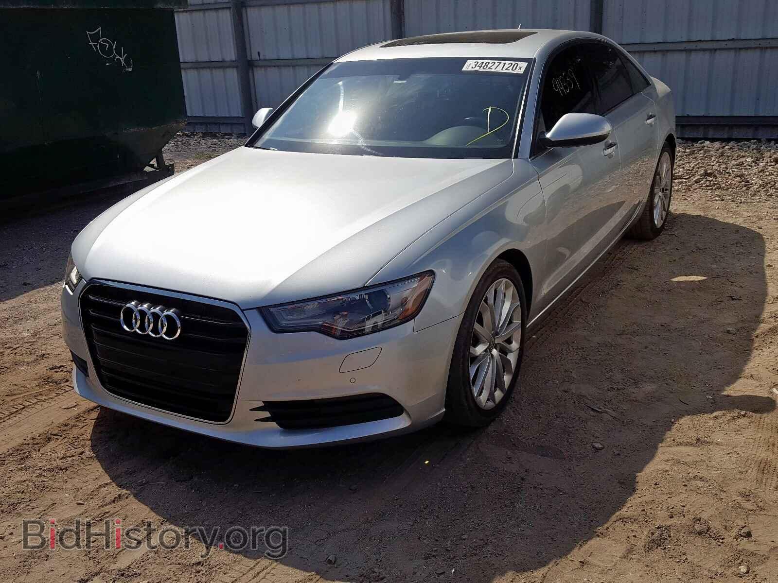 2014 AUDI A6 - VIN: WAUDFAFC2EN028459 - Фото 2
