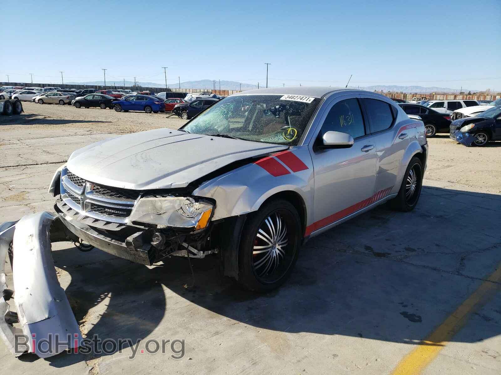 2011 DODGE AVENGER - VIN: 1B3BD1FG1BN531626 - Фото 2