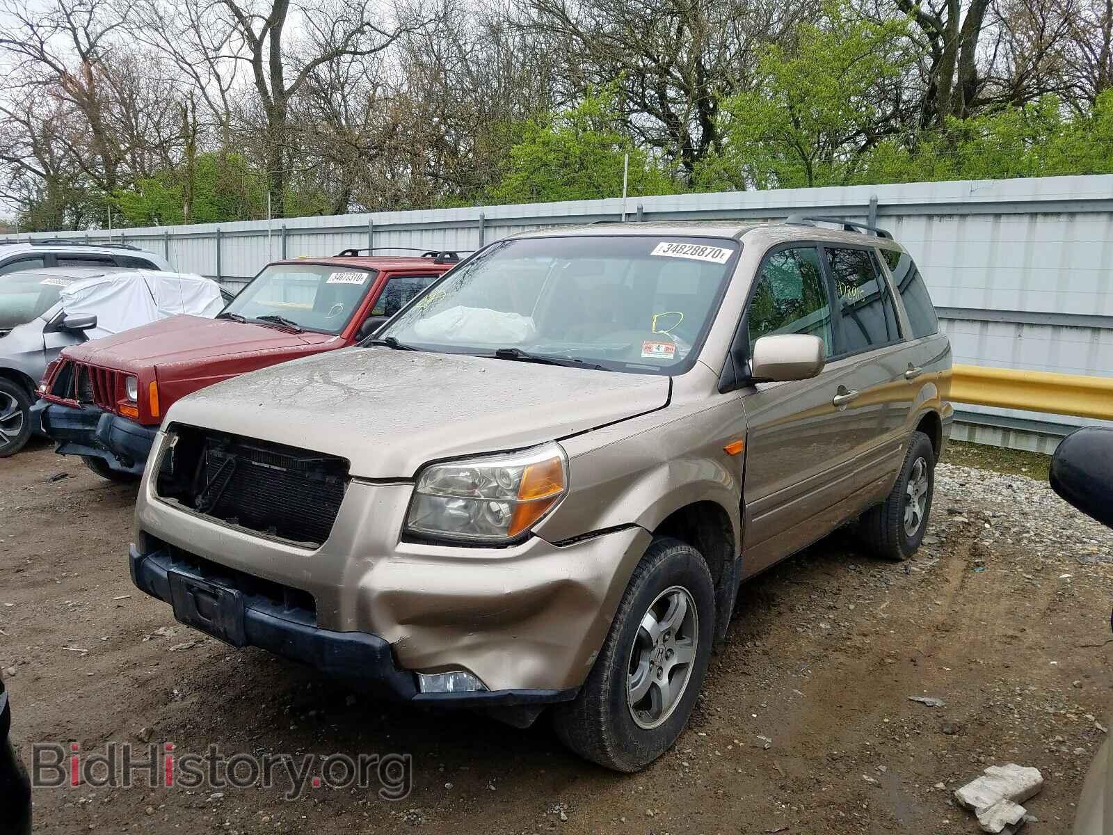 2007 HONDA PILOT - VIN: 5FNYF18427B016890 - Фото 2