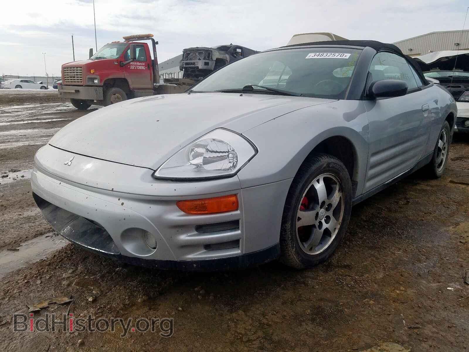 2005 MITSUBISHI ECLIPSE - VIN: 4A3AE45G25E055737 - Фото 2