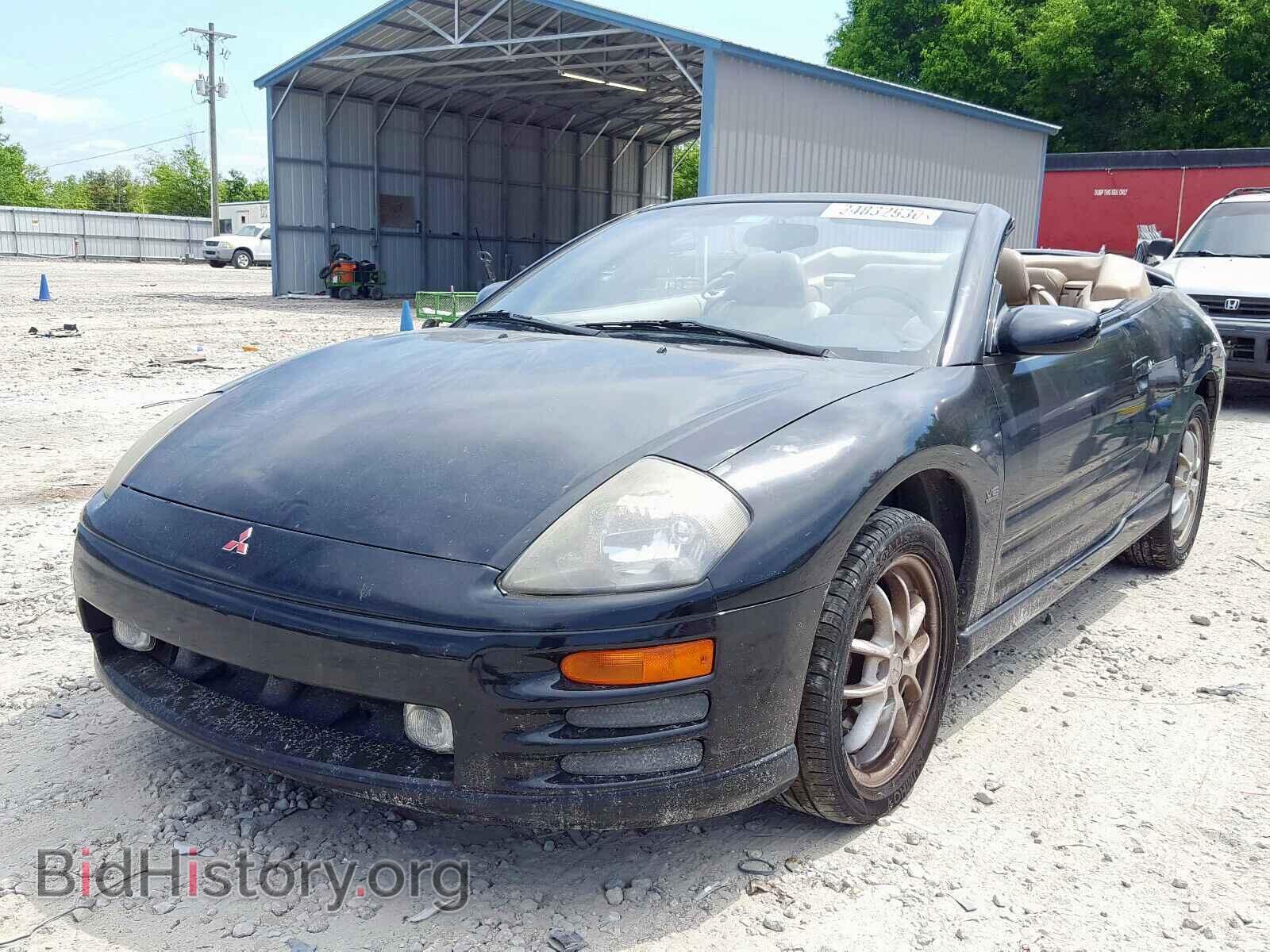 2001 MITSUBISHI ECLIPSE - VIN: 4A3AE85H31E113638 - Фото 2