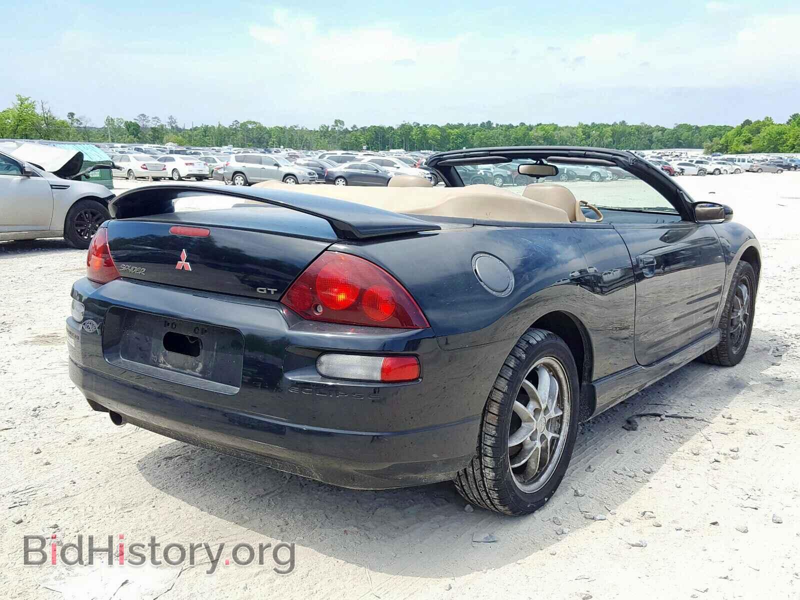 2001 MITSUBISHI ECLIPSE - VIN: 4A3AE85H31E113638 - Фото 4
